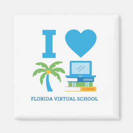 Ik hou van Florida Virtual School Magnet Magneet