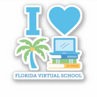 Ik hou van Florida Virtual School  Sticker