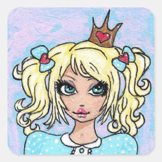 "Ik hou van fluffy Bunnies!" Sticker