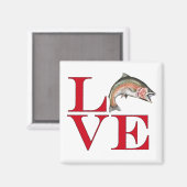 Ik hou van forel magneet (Voorkant / Achterkant)