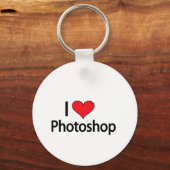 Ik hou van fotoshop sleutelhanger (Voorkant)