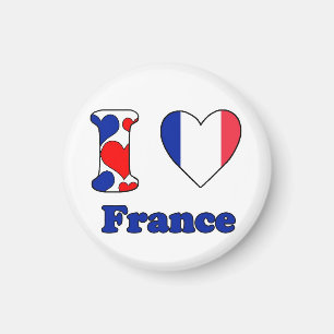 Ik hou van France magnet Magneet