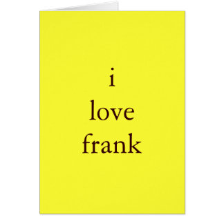 ik hou van frank