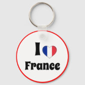 Ik hou van Frankrijk en het Franse hart - reizen/s Sleutelhanger (Voorkant)
