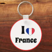 Ik hou van Frankrijk en het Franse hart - reizen/s Sleutelhanger (Voorkant)