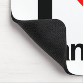 ik hou van frankrijk muismat (Hoek)