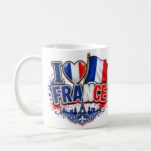 Ik hou van FRANKRIJK Team Frankrijk 2026 Haan Voet Koffiemok