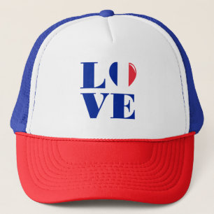 Ik hou van Frankrijk Trucker Pet
