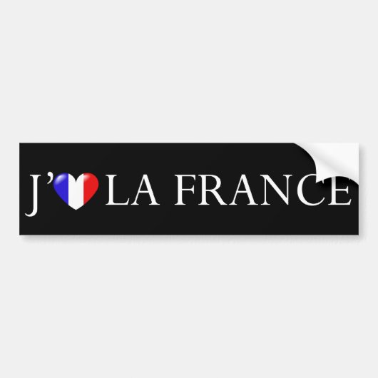 Ik hou van Franse sticker (Voorkant)