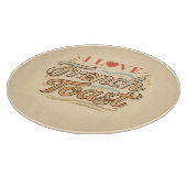 Ik hou van Franse Toast Snijplank (Hoek)