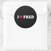 IK HOU VAN FRED RONDE STICKER (Tas)