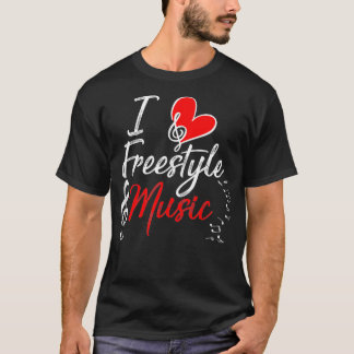 Ik hou van Freestyle Muziek T-shirt