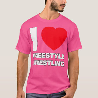 Ik hou van Freestyle Wrestling T-shirt