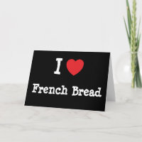 Ik hou van French Bread hart T-Shirt