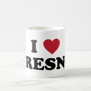 Ik hou van Fresno California Koffiemok