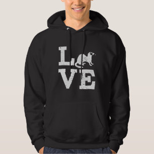 Ik hou van fretten hoodie