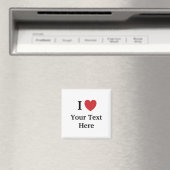 Ik hou van  Fridge Magnet - voeg tekst toe Magneet (Insitu (Vaatwasser))