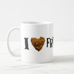 Ik hou van Fried Chicken Coffee Mok