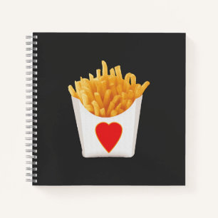 Ik hou van friet notitieboek