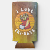 Ik hou van frietdagen grappige frietjes (Achterkant)