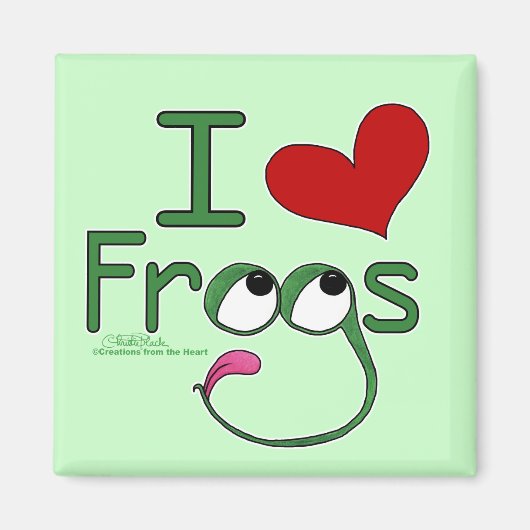 Ik hou van FROGS Magneet (Voorkant)
