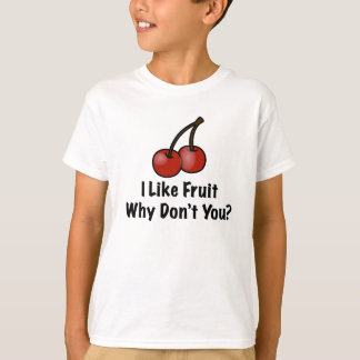 Ik hou van fruit t-shirt