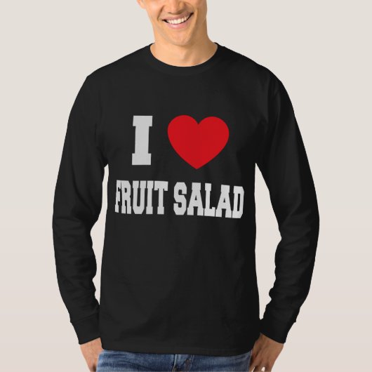 Ik hou van fruitsalade t-shirt (Voorkant)