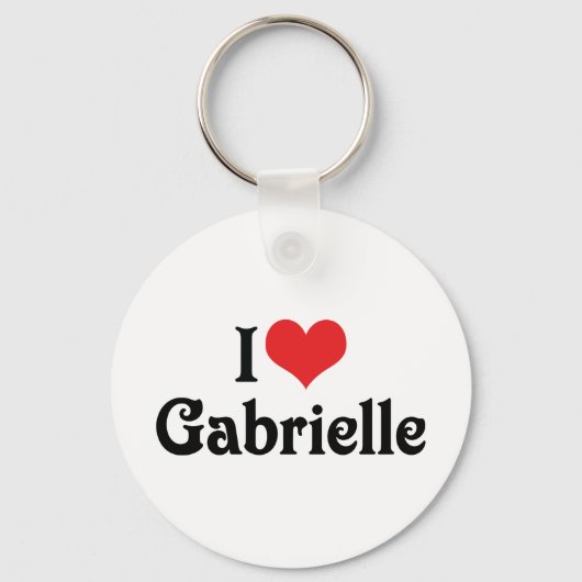 Ik hou van Gabrielle Sleutelhanger (Voorkant)
