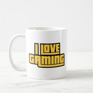 Ik hou van gamen koffiemok