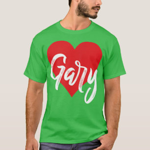 Ik hou van Gary Voornaam T I Heart Named T-shirt