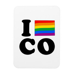 IK HOU VAN GAY COLORADO MAGNEET
