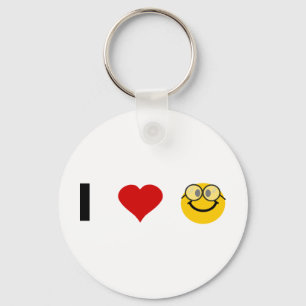 Ik hou van Geeks Sleutelhanger