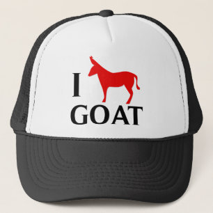 Ik hou van geit trucker pet