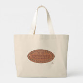 Ik hou van geklede pandes Fun Hobby Logo Grote Tote Bag (Achterkant)