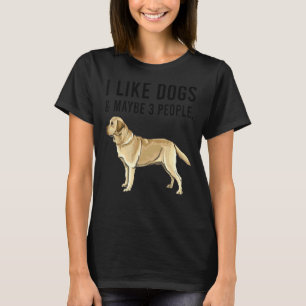 Ik hou van Gele Labrador Retriever Honden en missc T-shirt