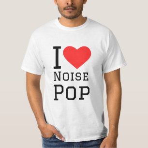 Ik hou van geluidshinder pop t-shirt