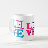 ♊★ 😍Ik hou van Gemini-Best-Zodiac teken klassieke Koffiemok (Voorkant links)