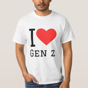 Ik hou van gen z t-shirt