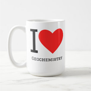 Ik hou van geochemie koffiemok