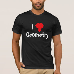 Ik hou van geometrie T-shirt