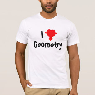 Ik hou van geometrie T-shirt