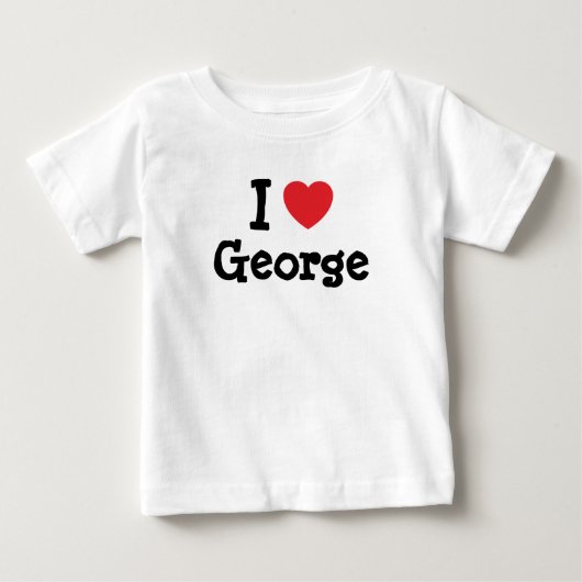 Ik hou van George hart T-Shirt (Voorkant)