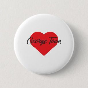 Ik hou van George Town - Kaaimaneilanden Ronde Button 5,7 Cm