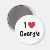Ik hou van Georgia Magneet (Voorkant / Achterkant)