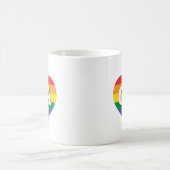 Ik hou van Georgia Rainbow Heart Koffiemok (Center)