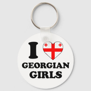Ik hou van Georgische meisjes Sleutelhanger