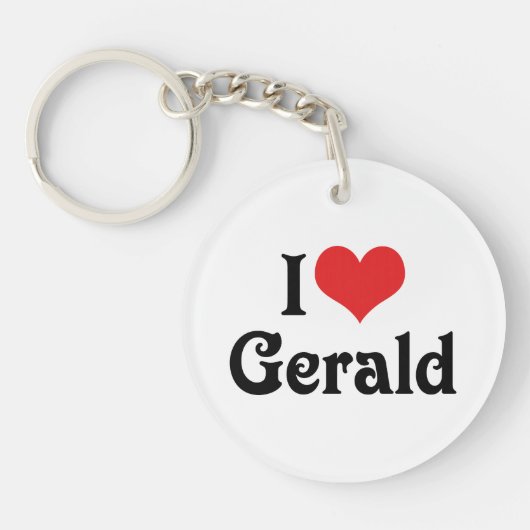 Ik hou van Gerald Sleutelhanger (Voorkant)