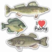 Ik hou van Gevist wildlife artwork Sticker (Voorkant)