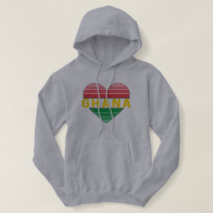 Ik hou van Ghana, Ghanees hart Hoodie