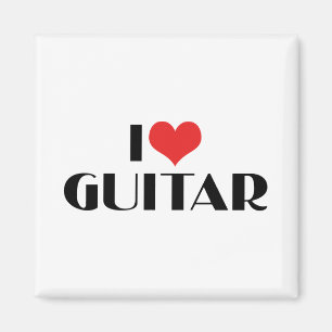Ik hou van gitaar magneet